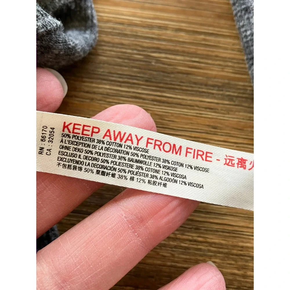 Free People Intimately Dylan Henley Thermal Long Sleeve Bodysuit Grey Small NWOT - Picture 7 of 10